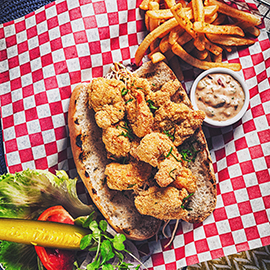 Shrimp Sandwich or Shrimp po Boy